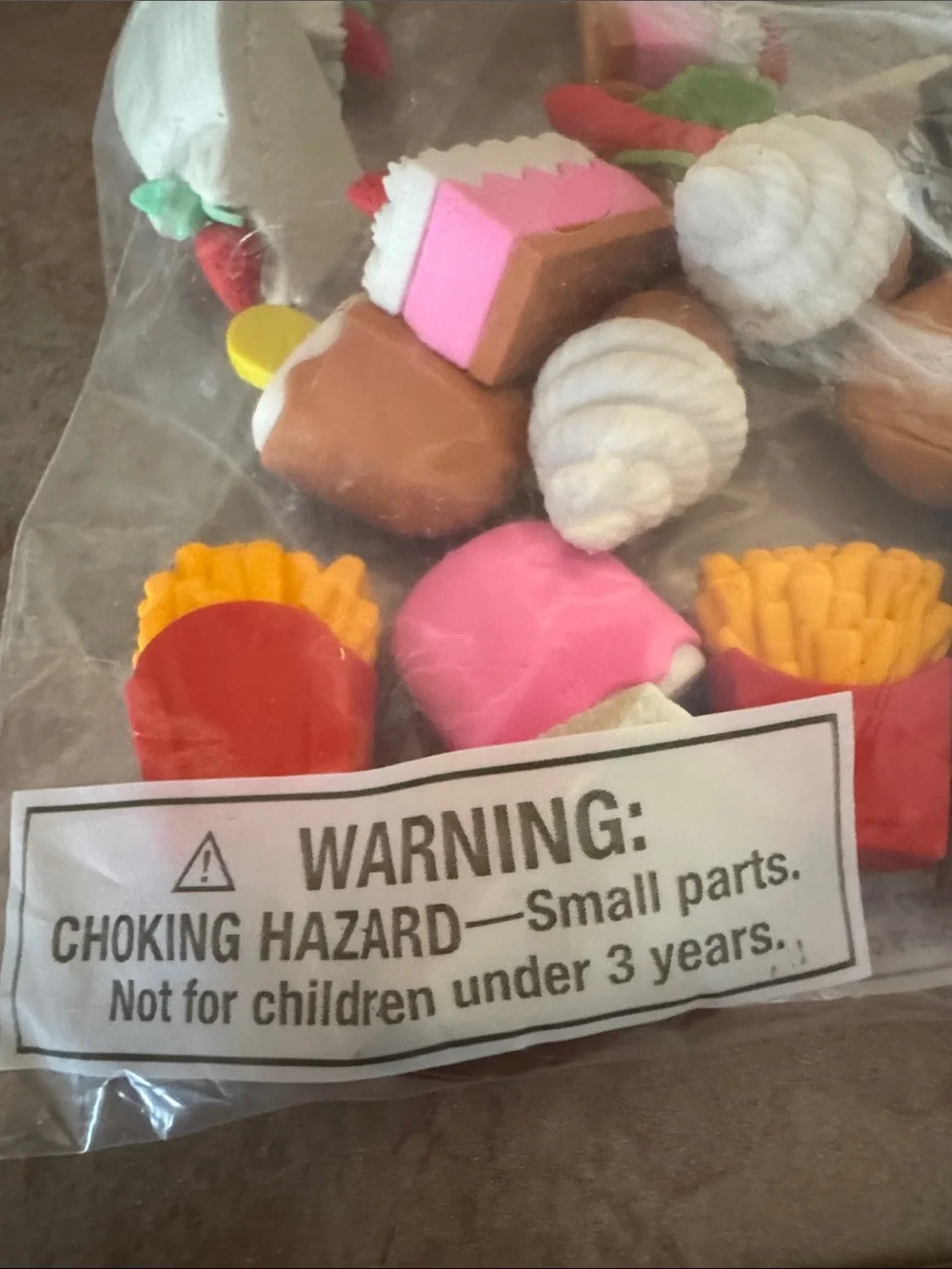 Assorted Pink Party Food Set - Mini Play Treats